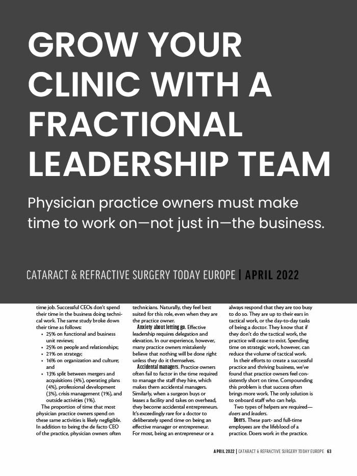 Article-Cover-Grow-Your-Clinic-With-a-Fractional-Leadership-Team-LiveseySolar-laser-eye-surgery-marketing