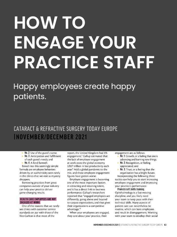 Article-cover-How-to-Engage-Your-Practice-Staff-LiveseySolar-laser-eye-surgery-marketing