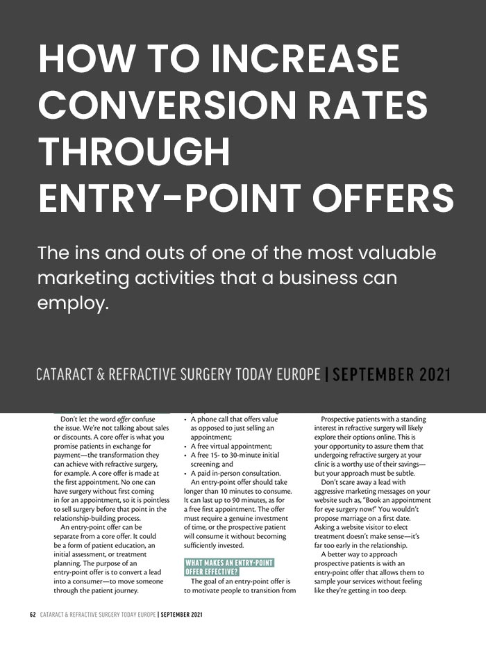 Article-cover-How-to-Increase-Conversion-Rates-Through-Entry-Point-Offers-LiveseySolar-laser-eye-surgery-marketing