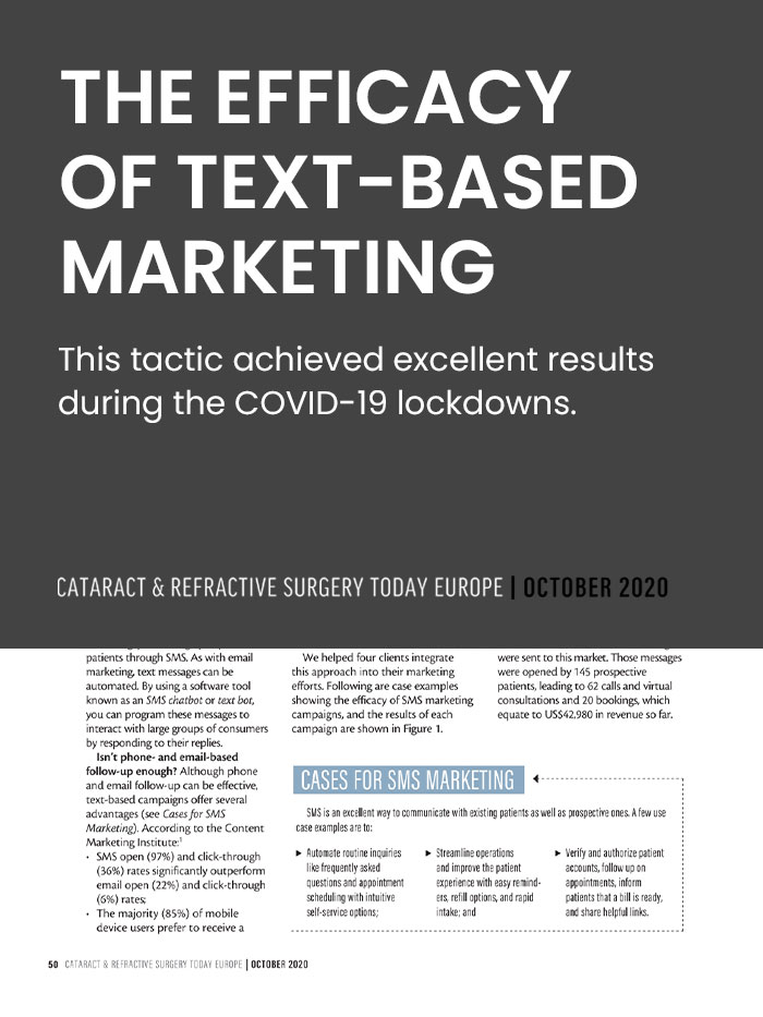 Article-cover-The-Efficacy-of-Text-Based-Marketing-LiveseySolar-laser-eye-surgery-marketing