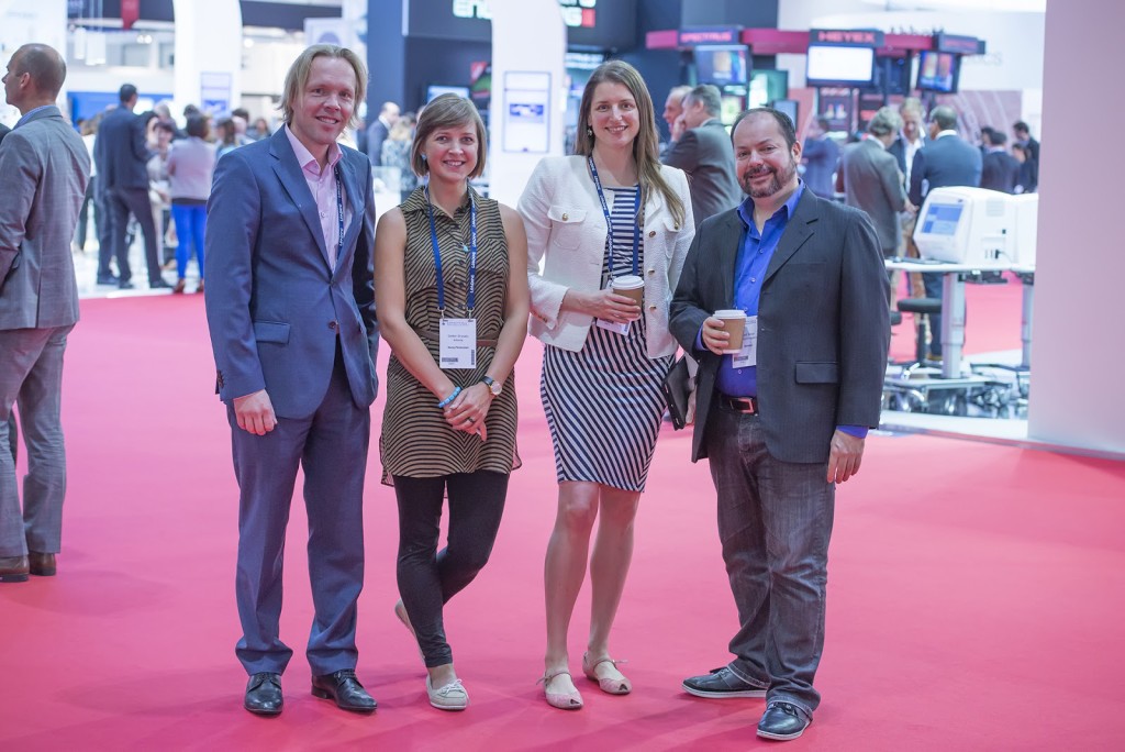 Ants Haavel, Getter Orusalu, Laura Livesey and Rod Solar at ESCRS 2014