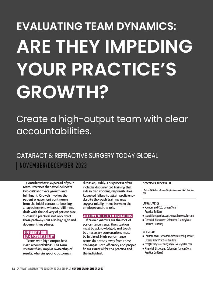Article-Cover-EVALUATING-TEAM-DYNAMICS–ARE-THEY-IMPEDING-YOUR-PRACTICE’S-GROWTH-LiveseySolar-laser-eye-surgery-marketing