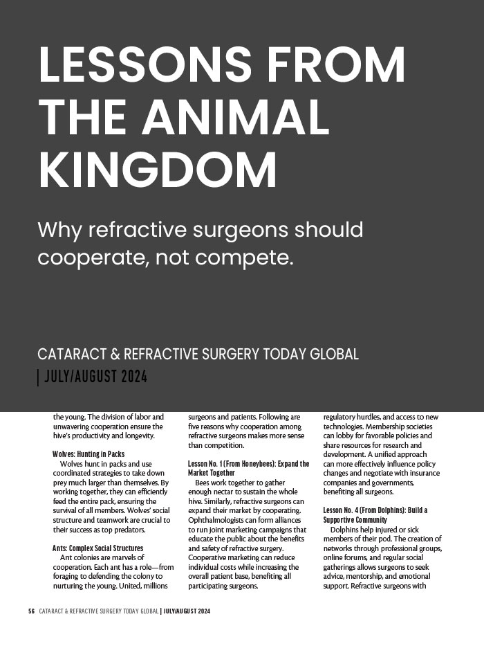 Article-Cover-LESSONS-FROM-THE-ANIMAL-KINGDOM-LiveseySolar-laser-eye-surgery-marketing