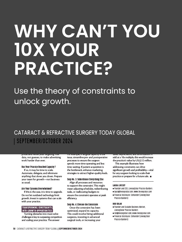 Article-Cover-Why-Can’t-You-10x-Your-Practice-LiveseySolar-laser-eye-surgery-marketing