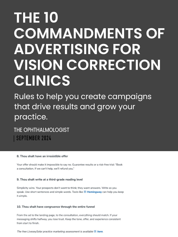 Article-Cover-v2-The-10-Commandments-of-Advertising-for-Vision-Correction-Clinic-LiveseySolar-laser-eye-surgery-marketing
