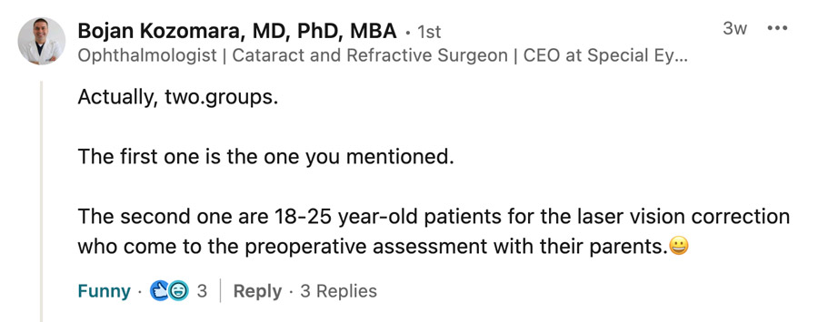 Who-is-the-most-challenging-group-to-convert-Bojan-Kozomara-LiveseySolar-laser-eye-surgery-marketing