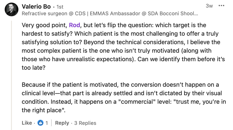 Who-is-the-most-challenging-group-to-convert-Valerio-Bo-LiveseySolar-laser-eye-surgery-marketing